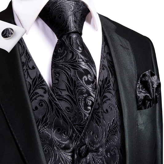 Men's Designer Waistcoat Buy 1 Get 1 Free Random Design in Your Size Vintage Vest Silky Set Tuxedo Gilet Gone Glory
