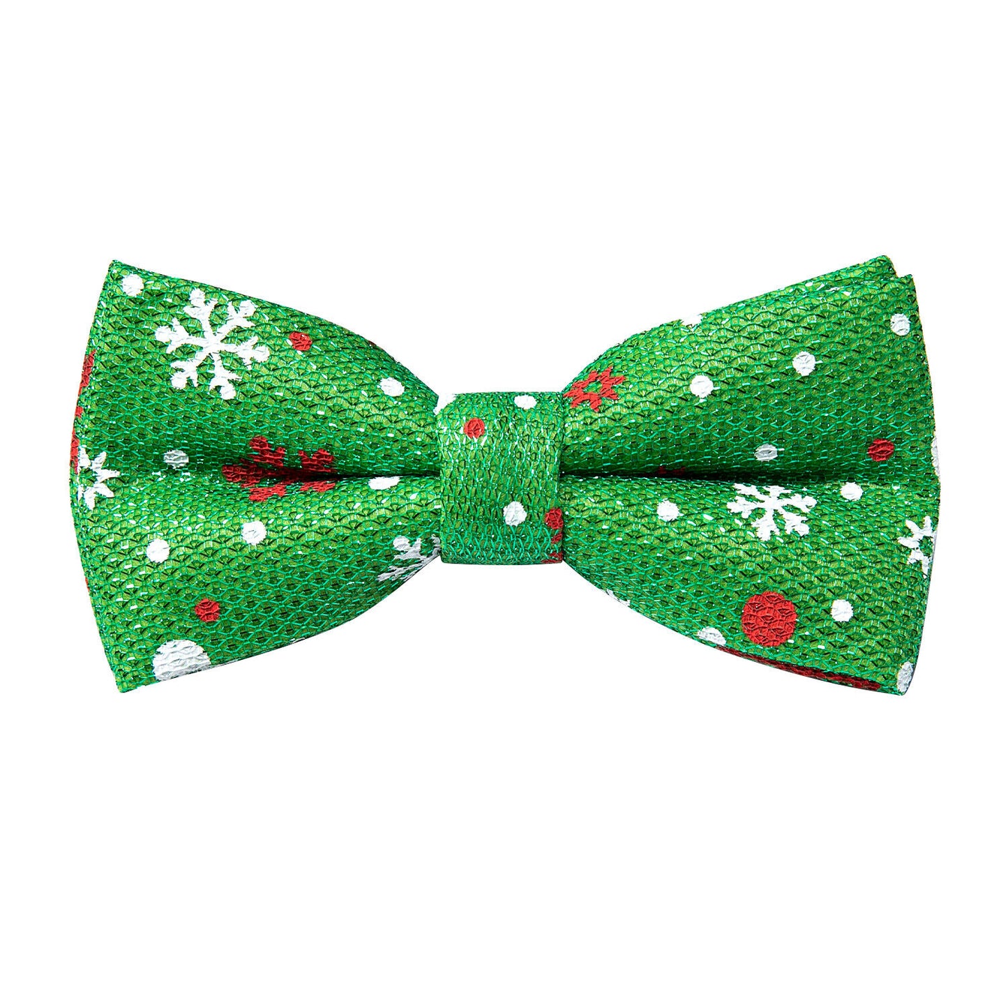 Men's Christmas Waistcoat Vintage Vest Silky Set Tuxedo Gilet Snowflakes Green