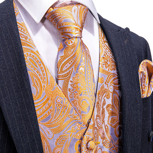 Men's Designer Waistcoat Buy 1 Get 1 Free Random Design in Your Size Vintage Vest Silky Set Tuxedo Gilet Tin Flowers