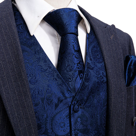 Men's Designer Waistcoat Buy 1 Get 1 Free Random Design in Your Size Vintage Vest Silky Set Tuxedo Gilet Royal Knight