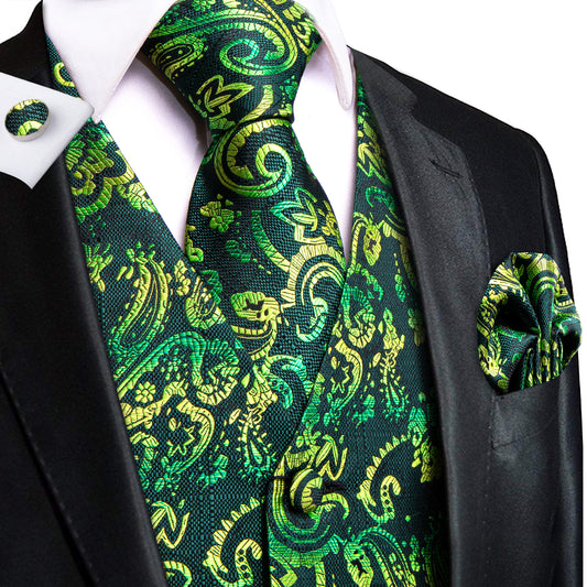 Men's Designer Waistcoat Buy 1 Get 1 Free Random Design in Your Size Vintage Vest Silky Set Tuxedo Gilet Galaxy Eight