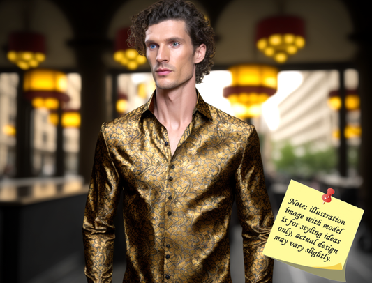 Novelty Silky Shirt Sale Buy 1 Get 1 Free Random Design in Your Size - Camel Castle