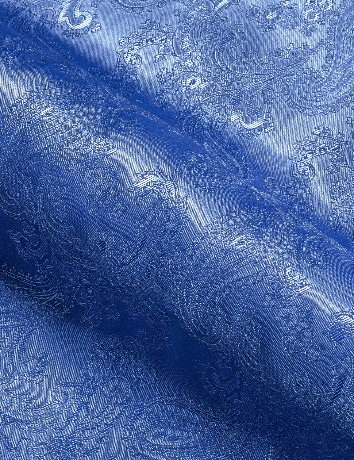 Novelty Silky Shirt - Lake Paisley