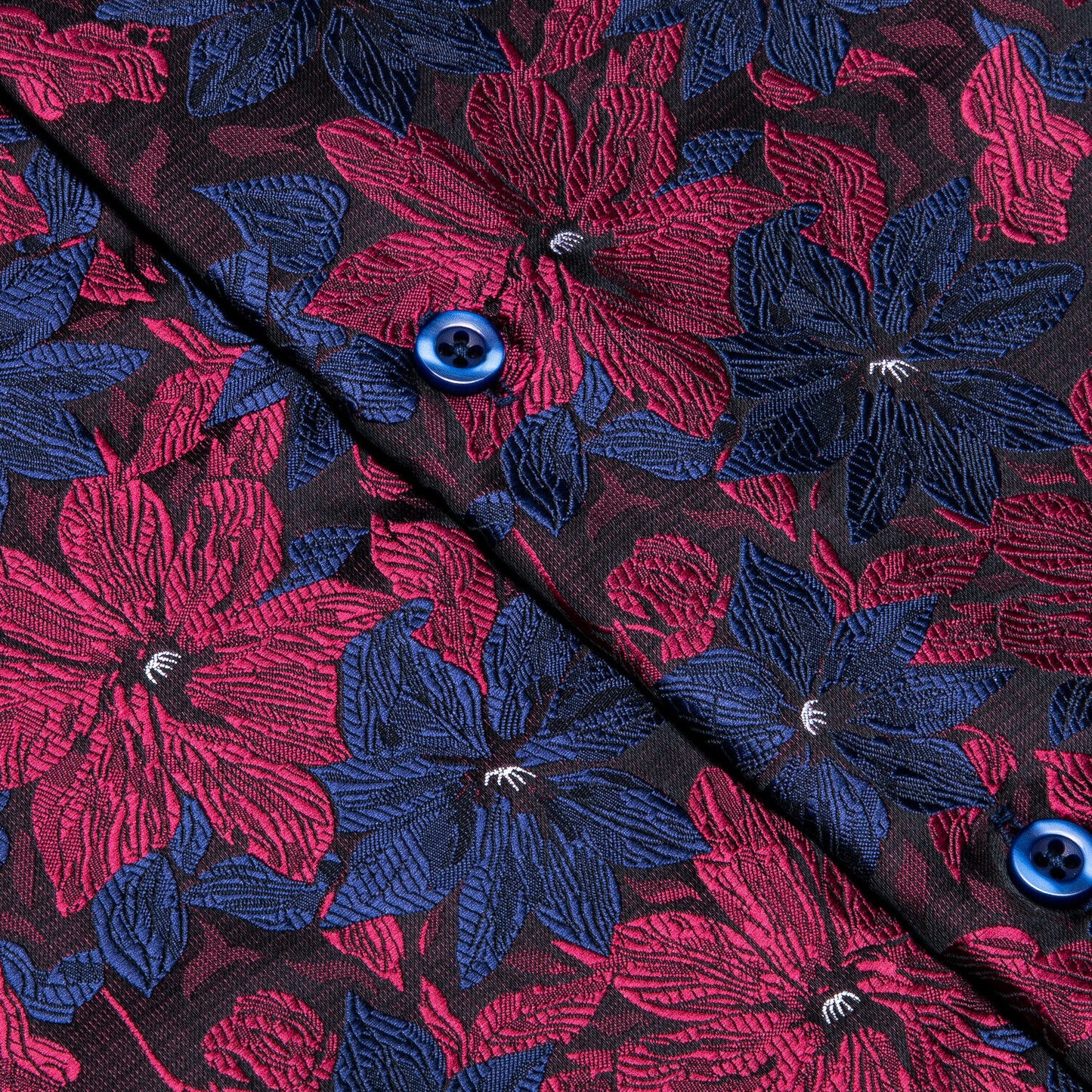 Novelty Silky Shirt - Deep Fall