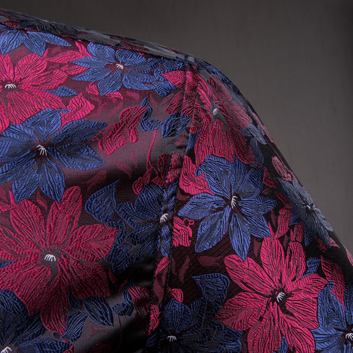 Novelty Silky Shirt - Deep Fall