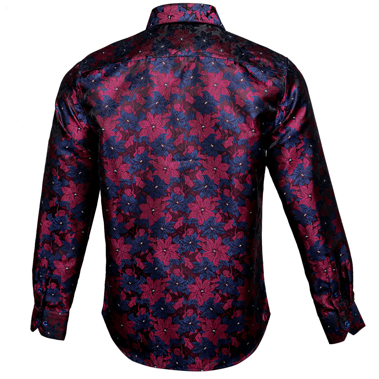 Novelty Silky Shirt - Deep Fall