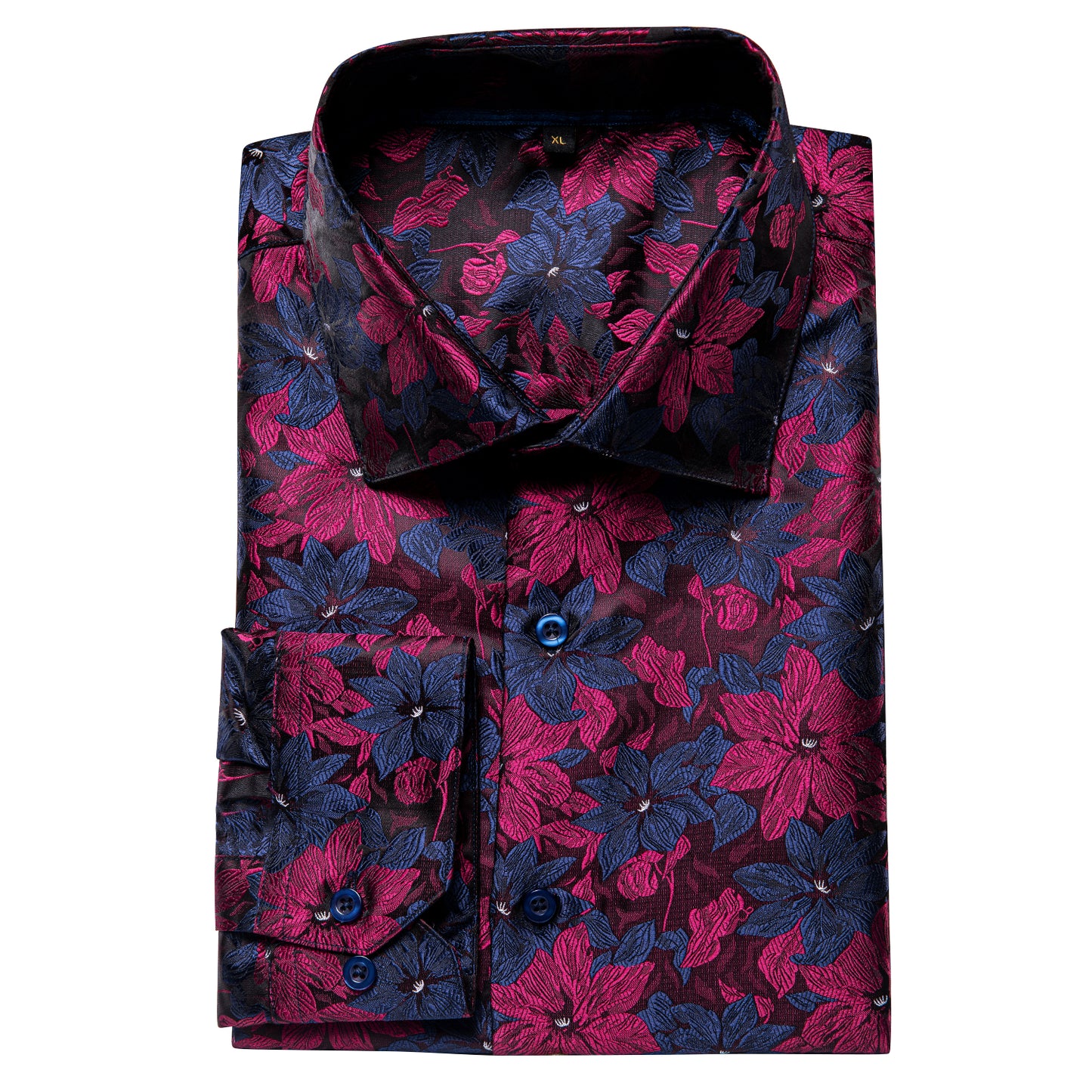 Novelty Silky Shirt - Deep Fall