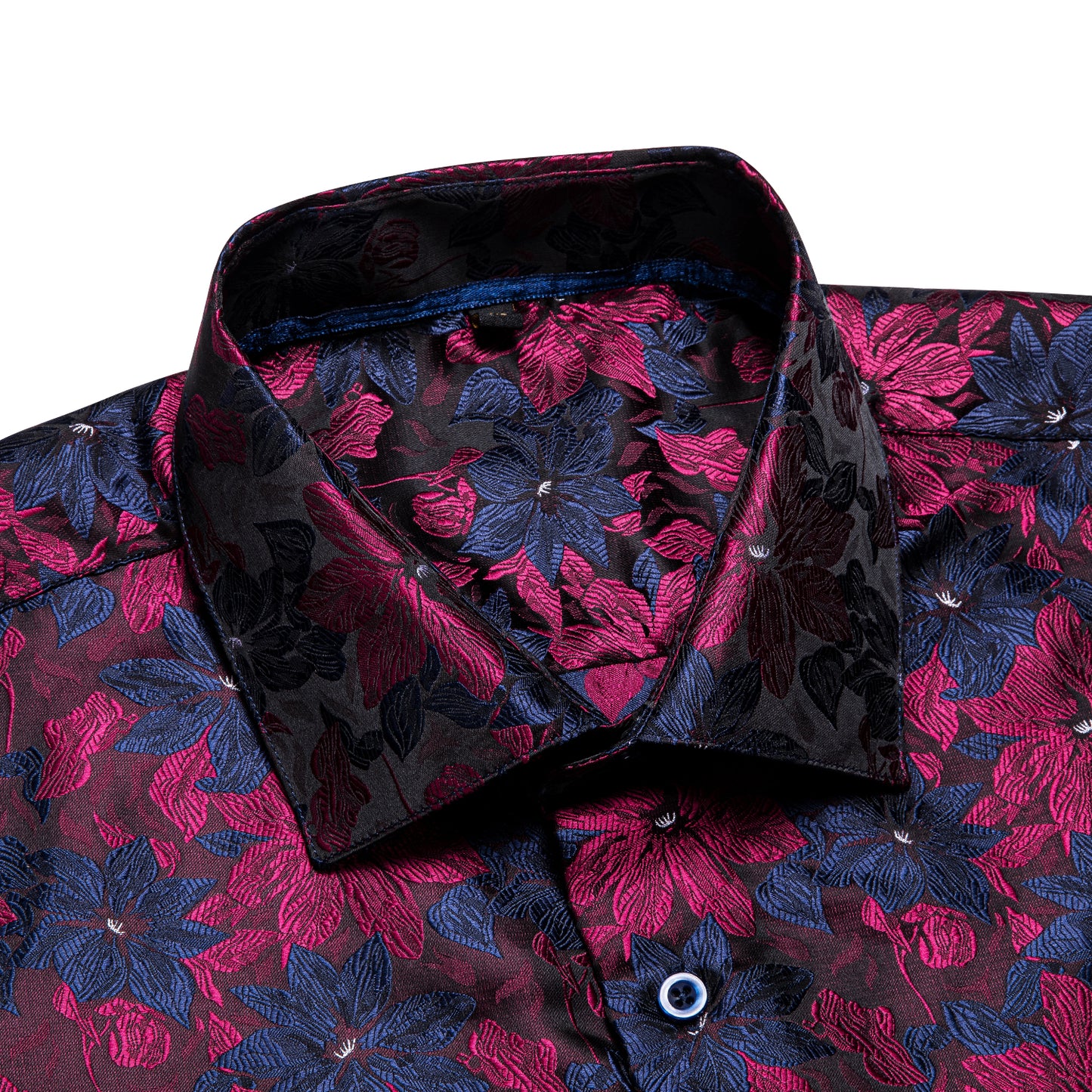Novelty Silky Shirt - Deep Fall