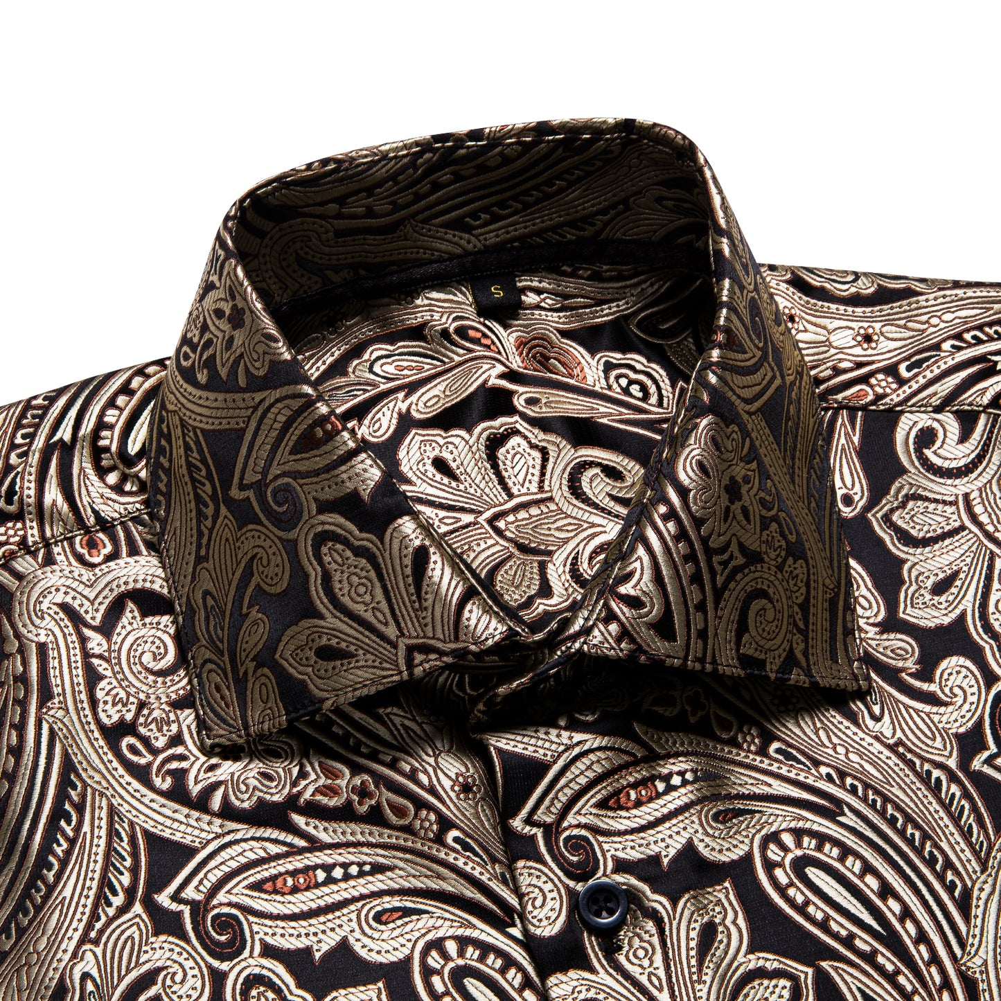 Novelty Silky Shirt - Dusty Black