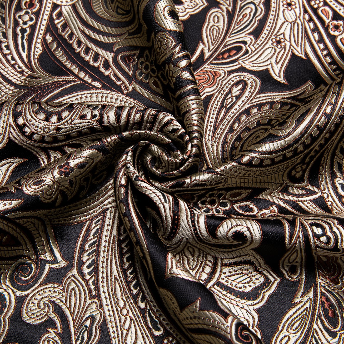 Novelty Silky Shirt - Dusty Black
