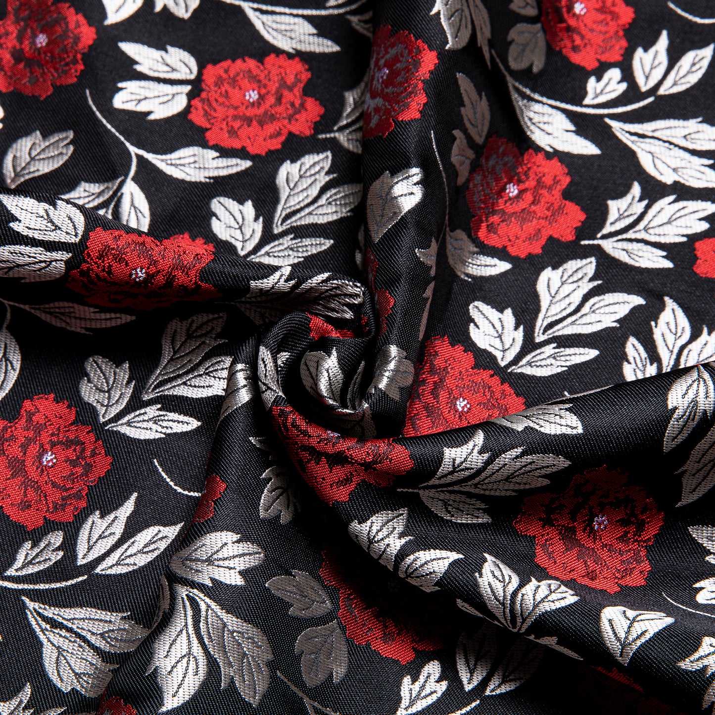 Novelty Silky Shirt - Red Marigold