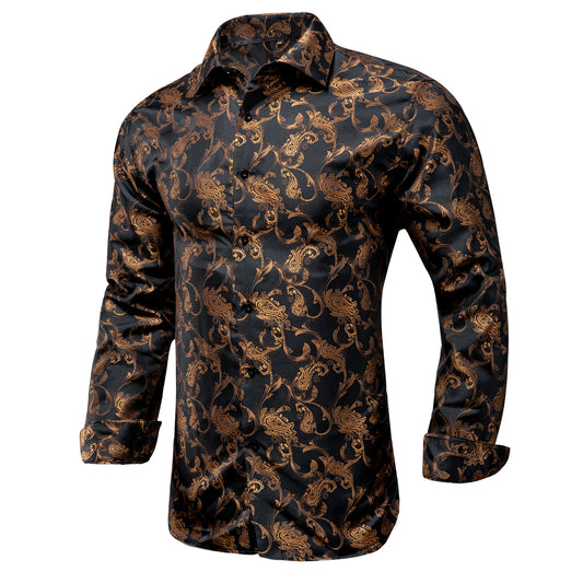 Novelty Silky Shirt Sale Buy 1 Get 1 Free Random Design in Your Size - Golden Nuts II