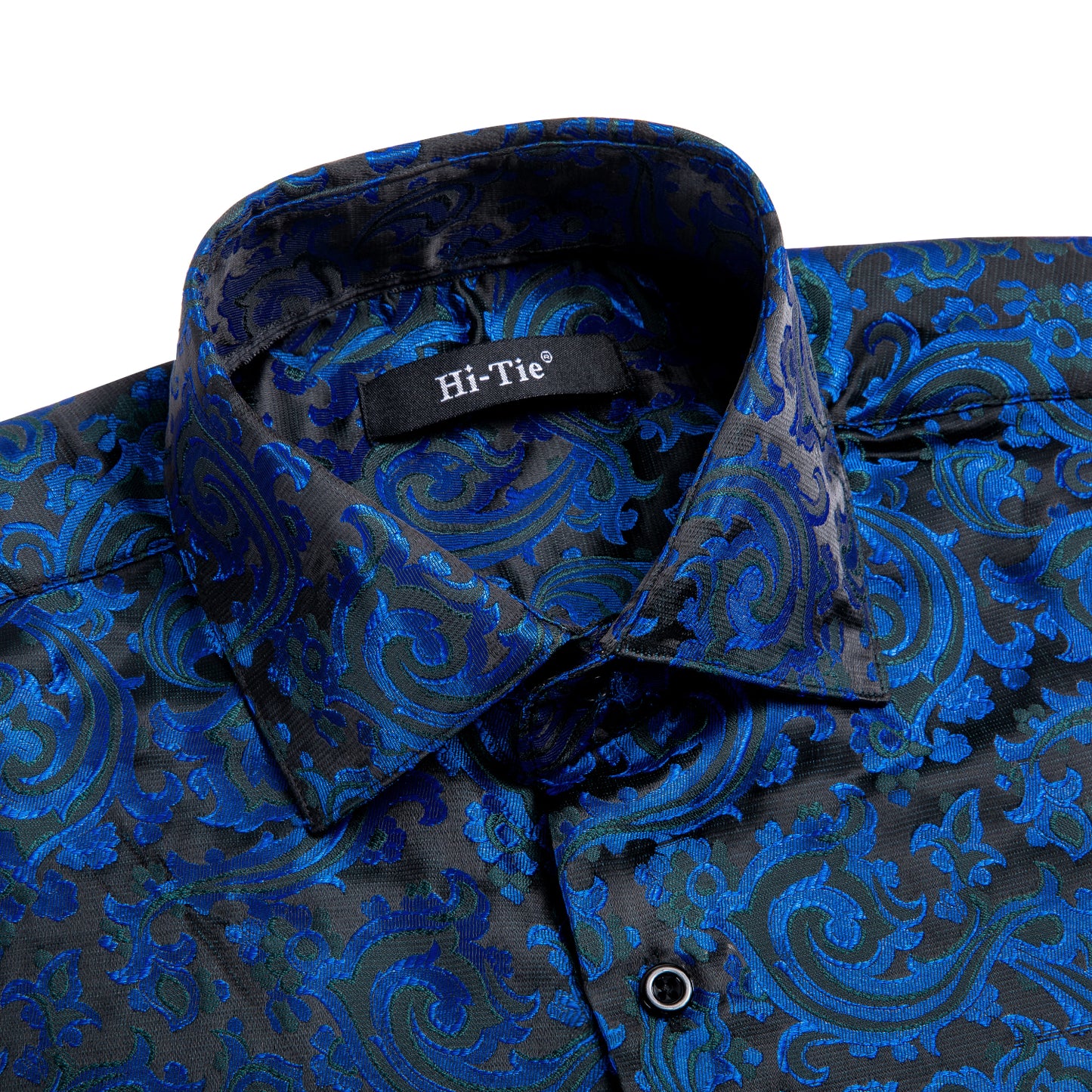 Novelty Silky Shirt - Cloudy Night