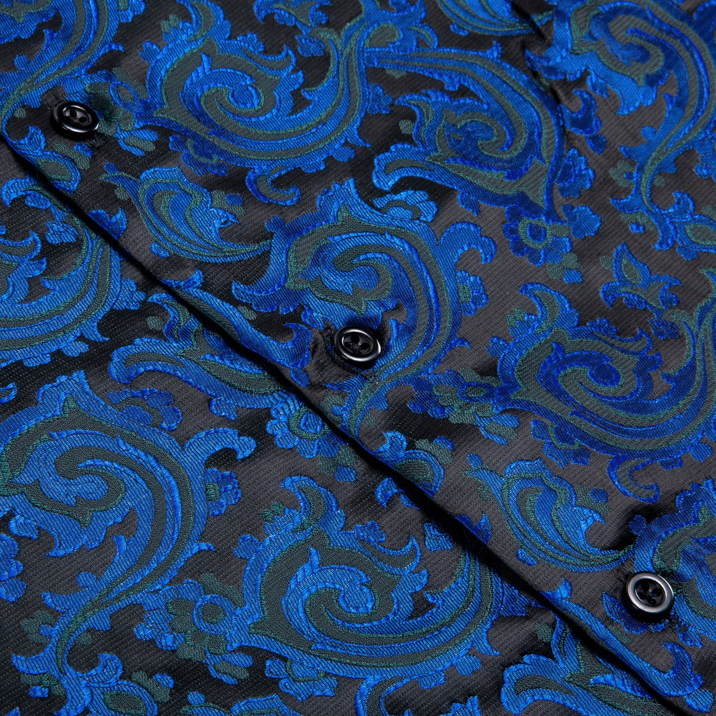 Novelty Silky Shirt - Cloudy Night