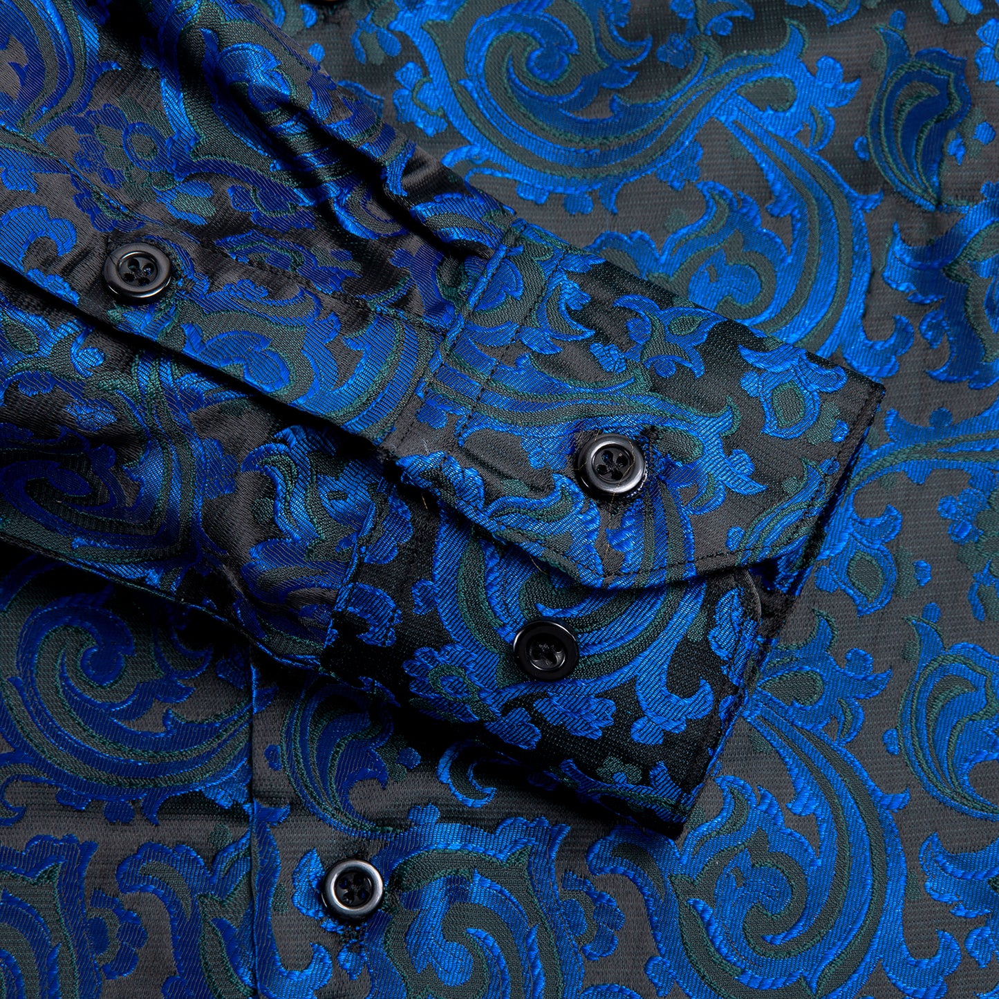 Novelty Silky Shirt - Cloudy Night