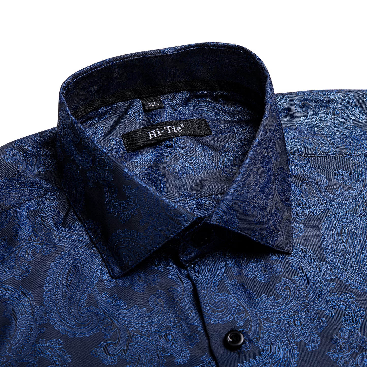 Novelty Silky Shirt - Midnight Cashews