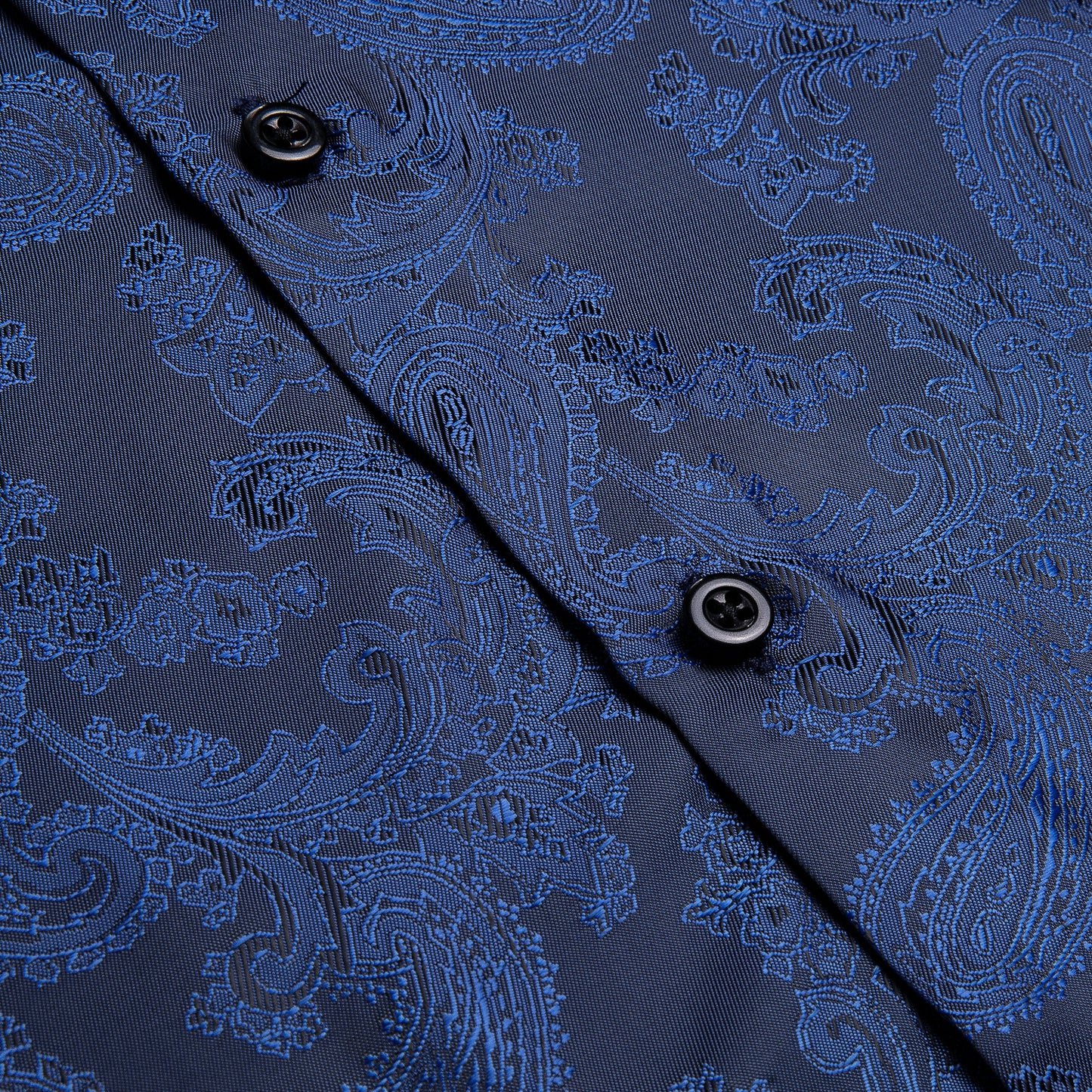 Novelty Silky Shirt - Midnight Cashews