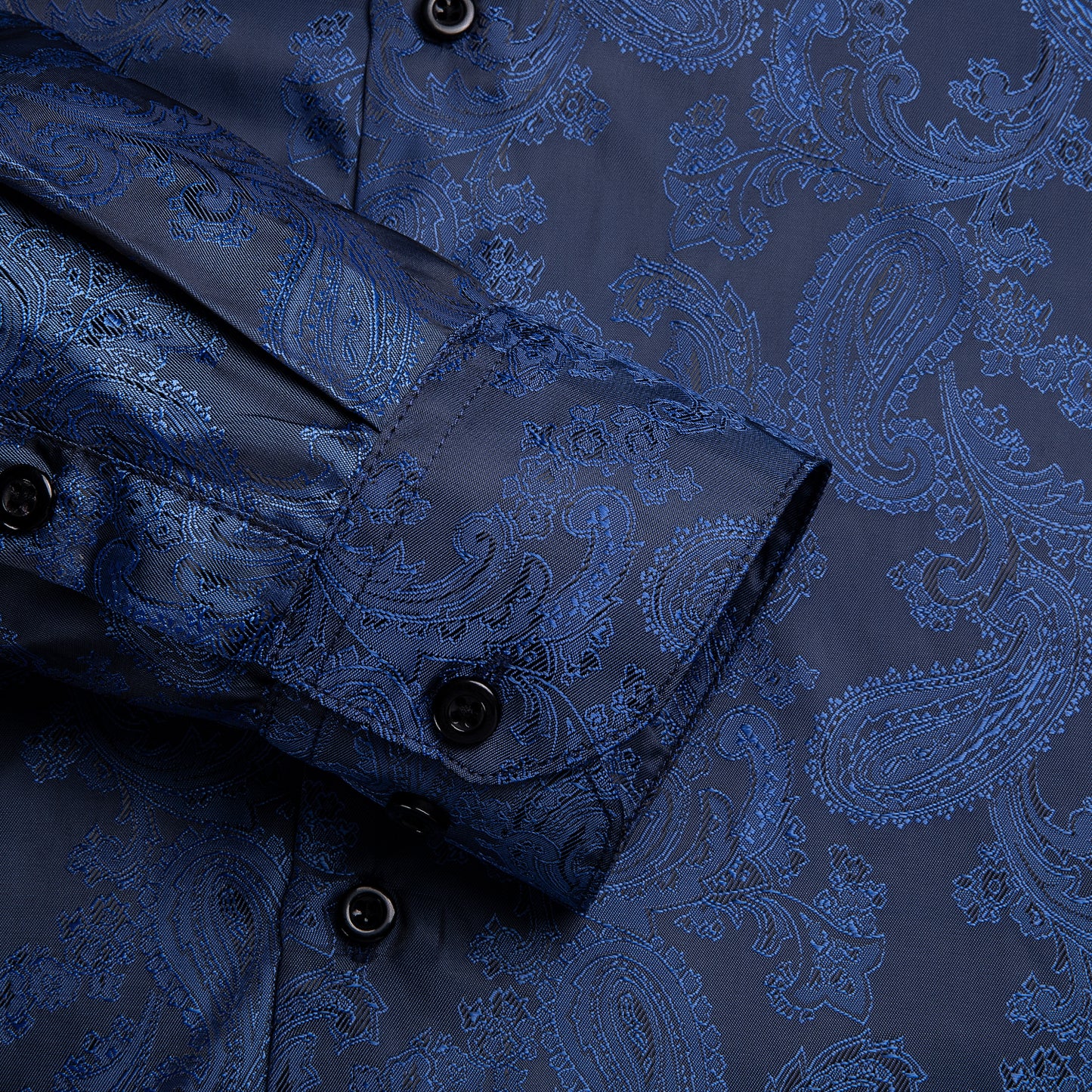 Novelty Silky Shirt - Midnight Cashews