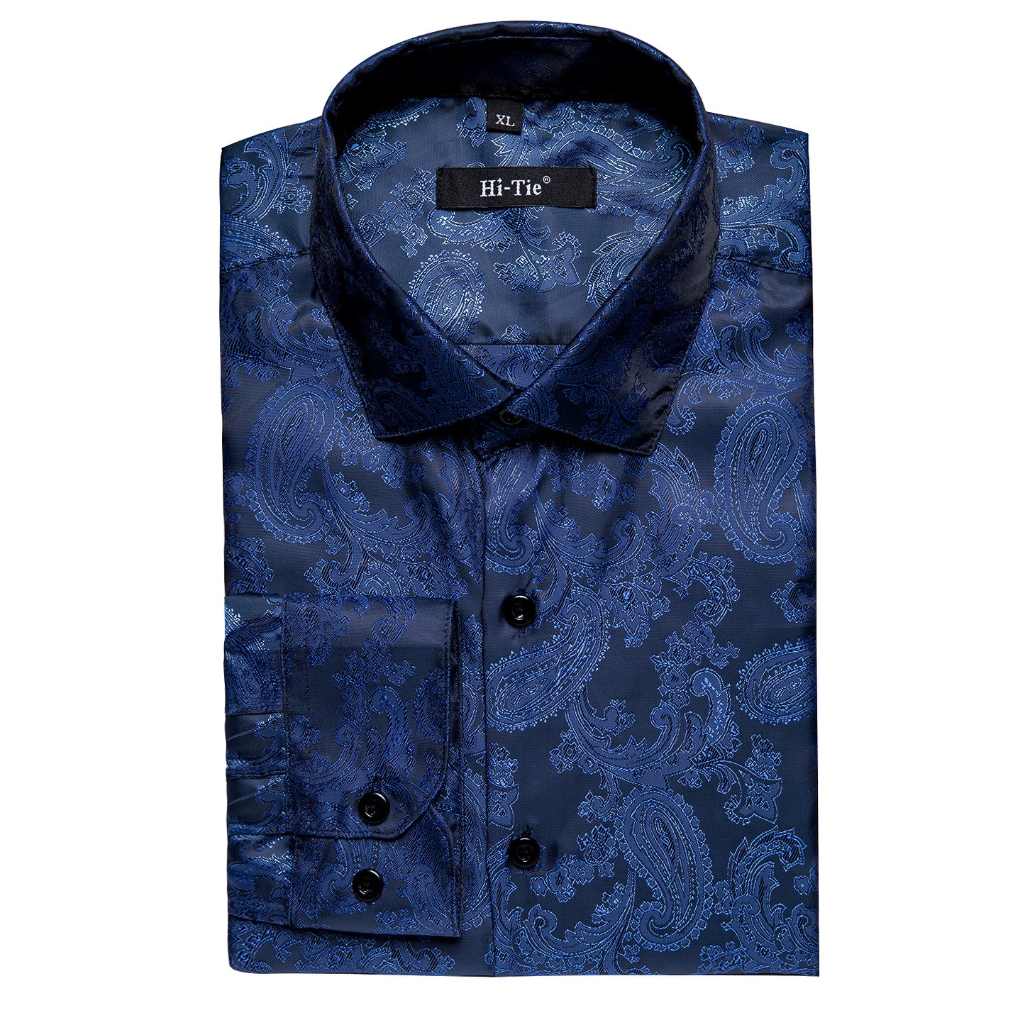 Novelty Silky Shirt - Midnight Cashews