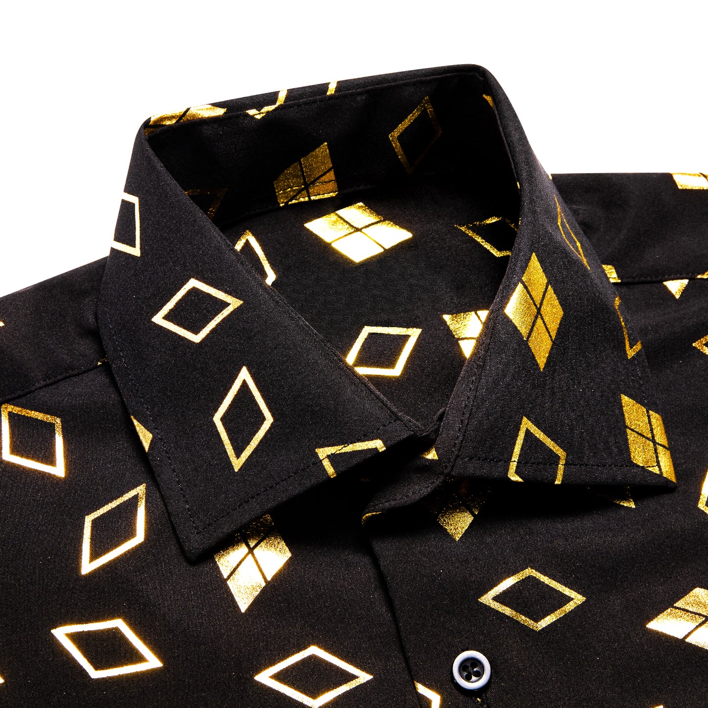 Novelty Printed Shirt - Golden Clubs
