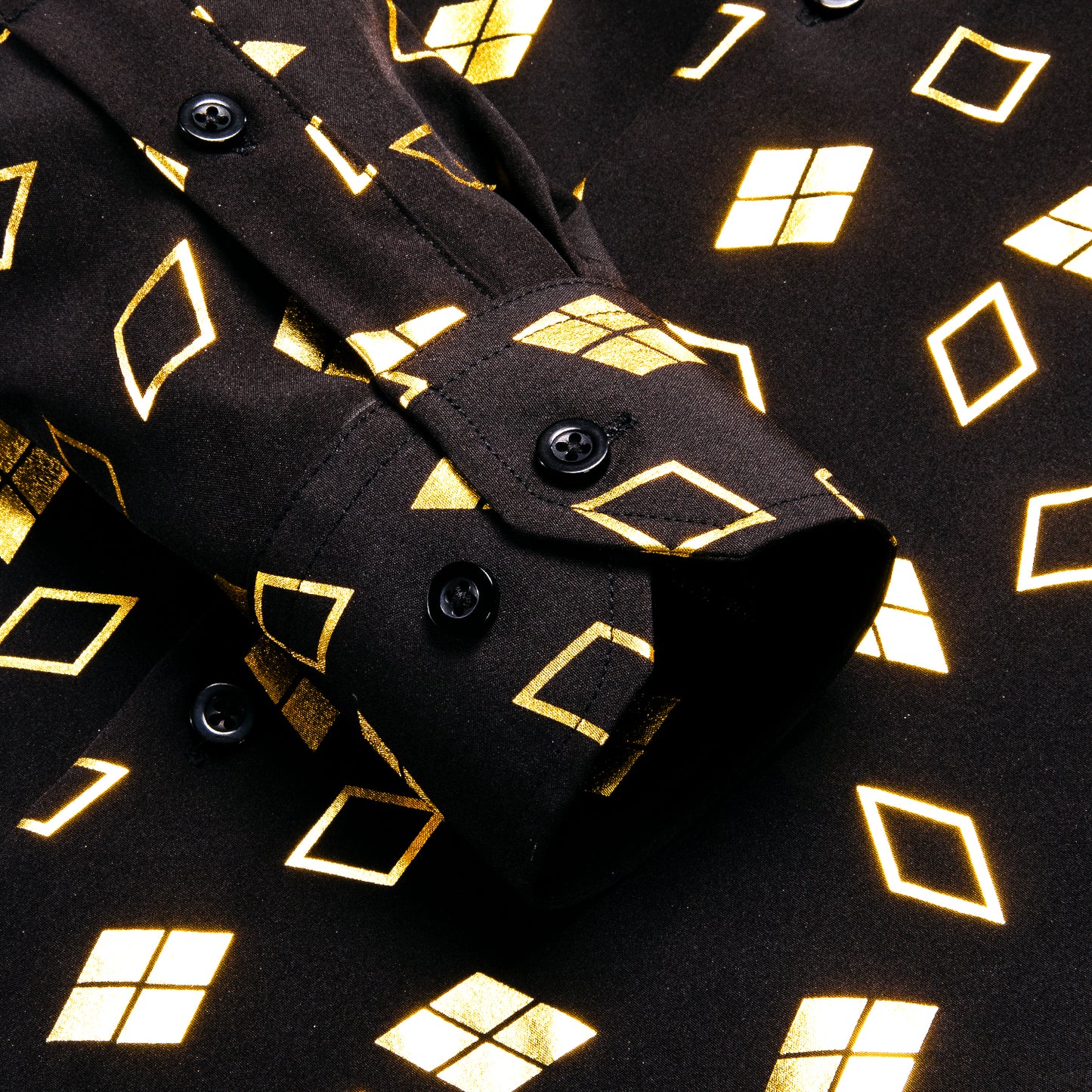 Novelty Printed Shirt - Golden Clubs