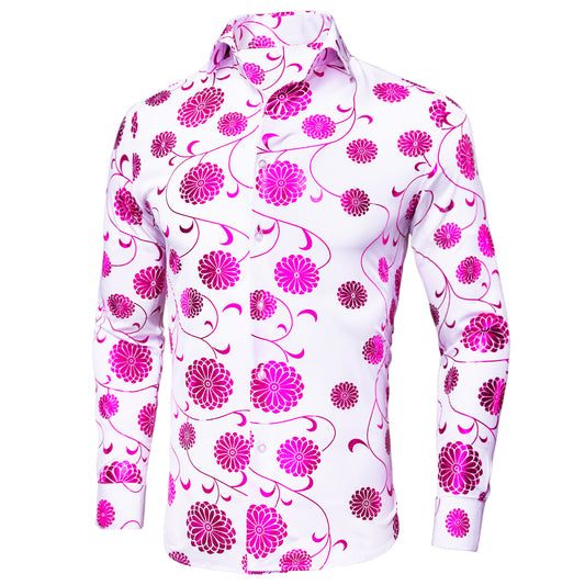Novelty Printed Shirt Sale Buy 1 Get 1 Free Random Design in Your Size - Fushia Day