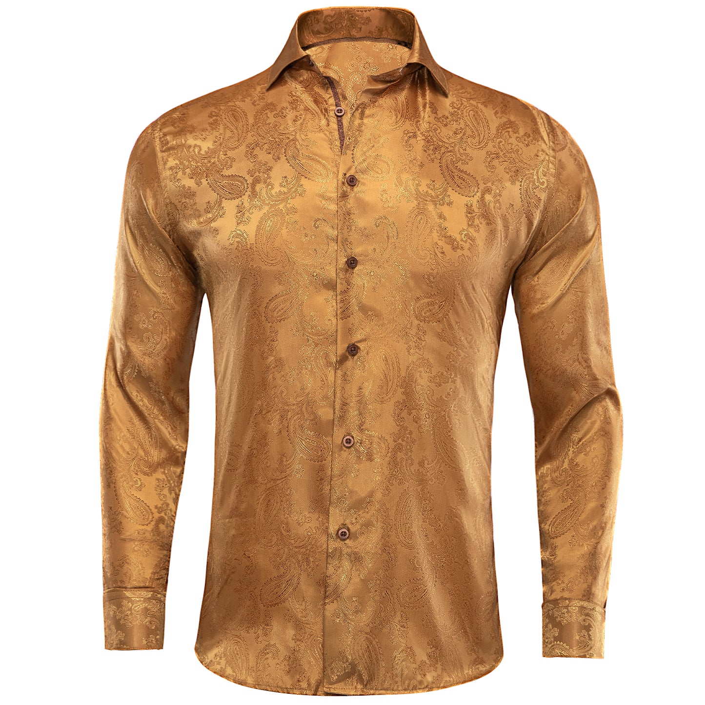 Novelty Silky Shirt - Honey Nuts