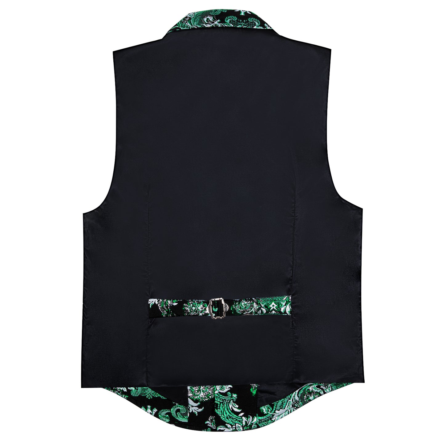 Victorian Waistcoat Steampunk Vintage Vest Silky Retro Palace Green