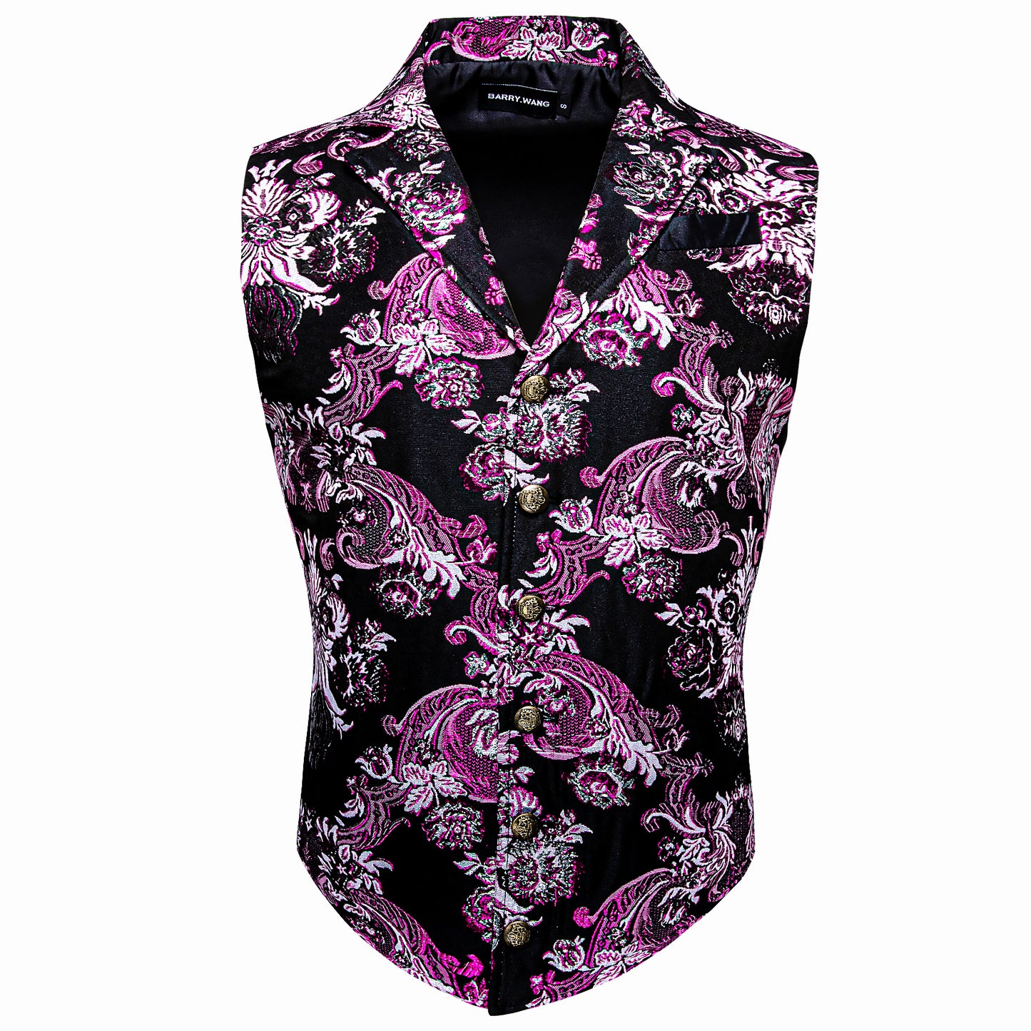 Victorian Waistcoat Steampunk Vintage Vest Silky Retro Palace Purple