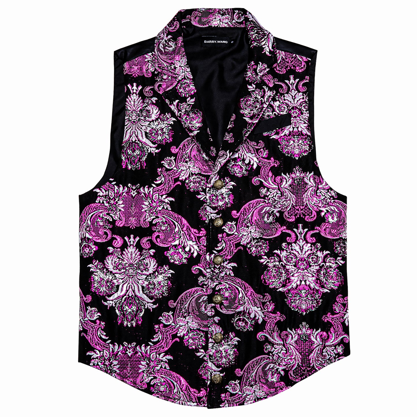 Victorian Waistcoat Steampunk Vintage Vest Silky Retro Palace Purple