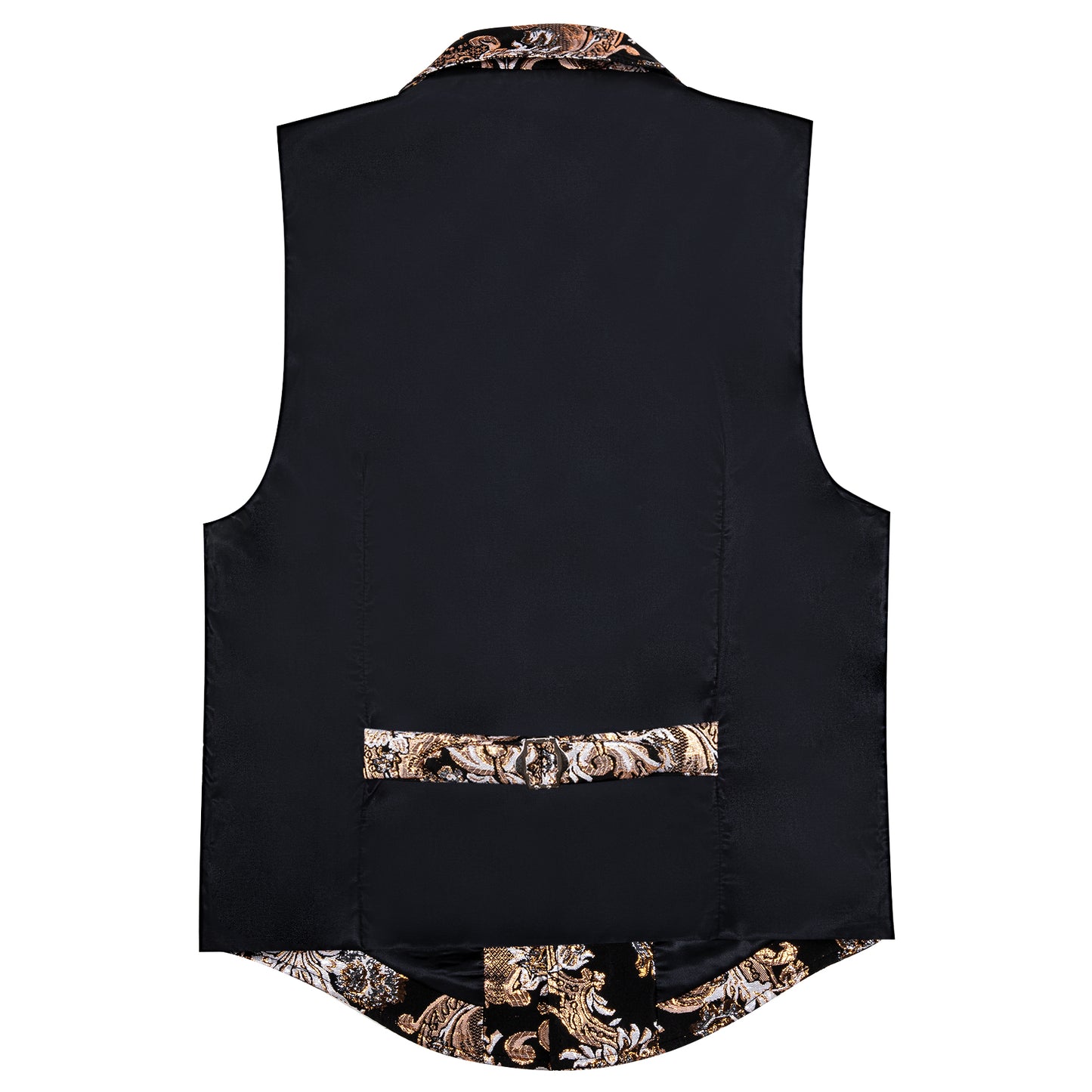 Victorian Waistcoat Steampunk Vintage Vest Silky Retro Palace Goldy