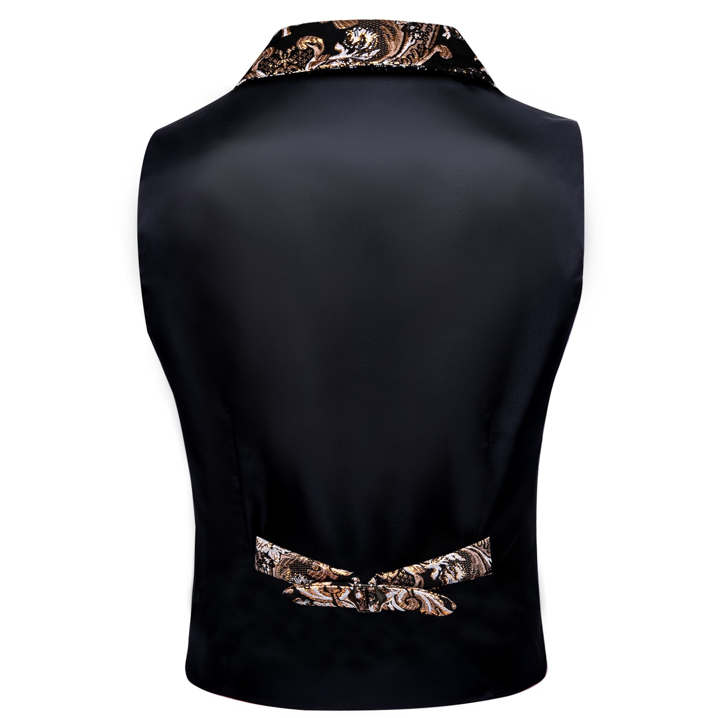 Victorian Waistcoat Steampunk Vintage Vest Silky Retro Palace Goldy