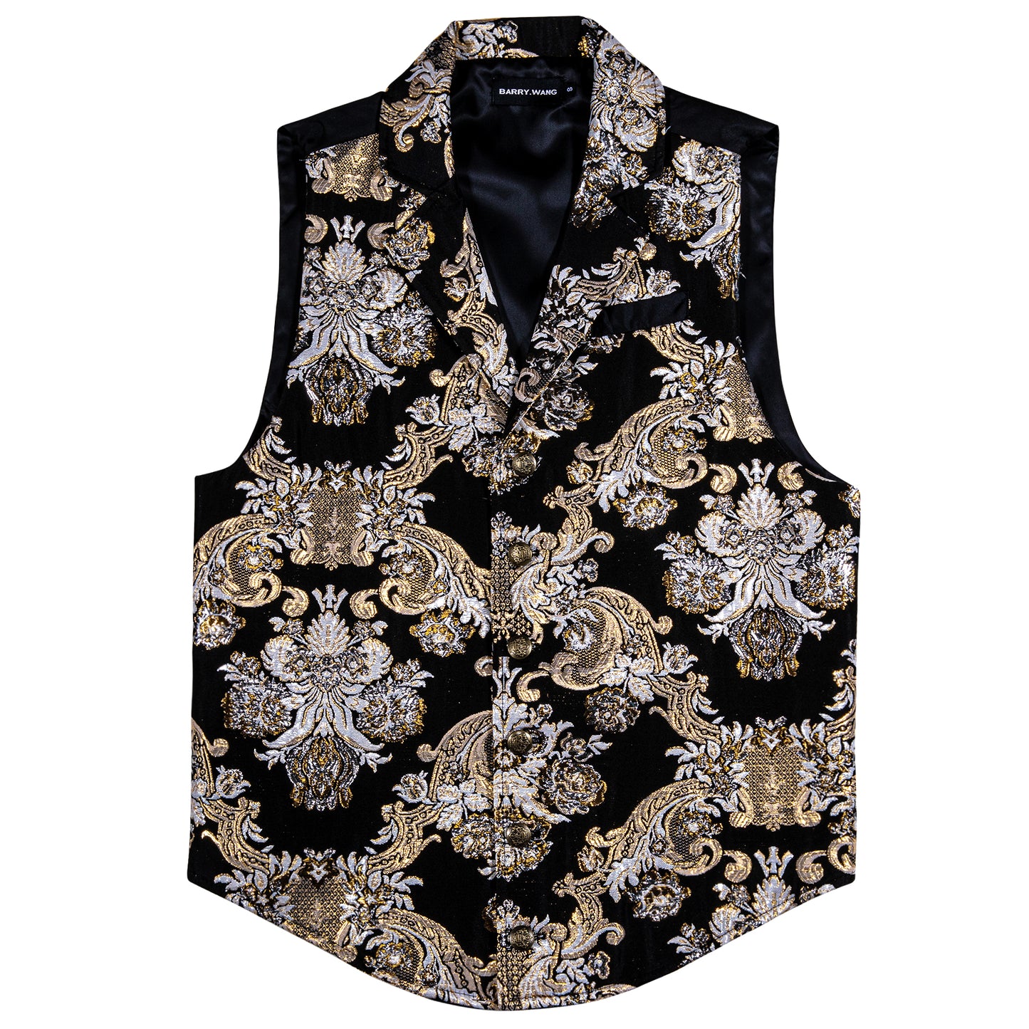 Victorian Waistcoat Steampunk Vintage Vest Silky Retro Palace Ivory