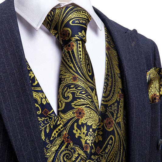 Designer Floral Waistcoat Buy 1 Get 1 Free Random Design in Your Size Silky Novelty Vest Peacock Tails