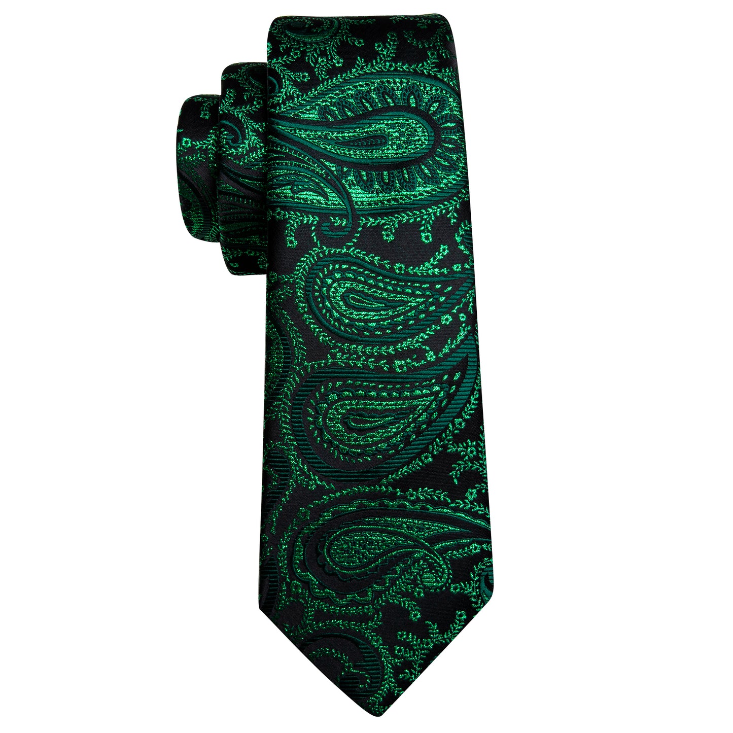 Designer Paisley Waistcoat Silky Novelty Vest Whales Forest Green