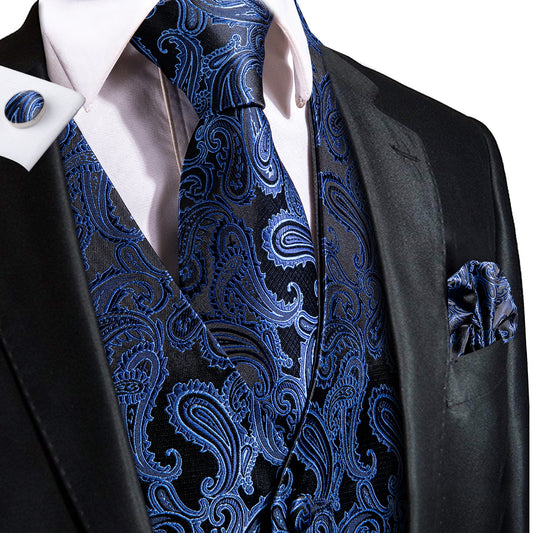 Designer Floral Waistcoat Buy 1 Get 1 Free Random Design in Your Size Silky Novelty Royal Paisley