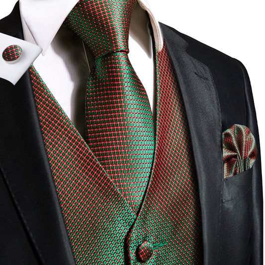 Designer Geometric Waistcoat Buy 1 Get 1 Free Random Design in Your Size Silky Novelty Binary Scales