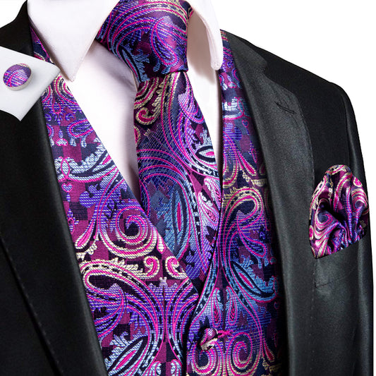 Designer Floral Waistcoat Buy 1 Get 1 Free Random Design in Your Size Silky Novelty Damask Neon
