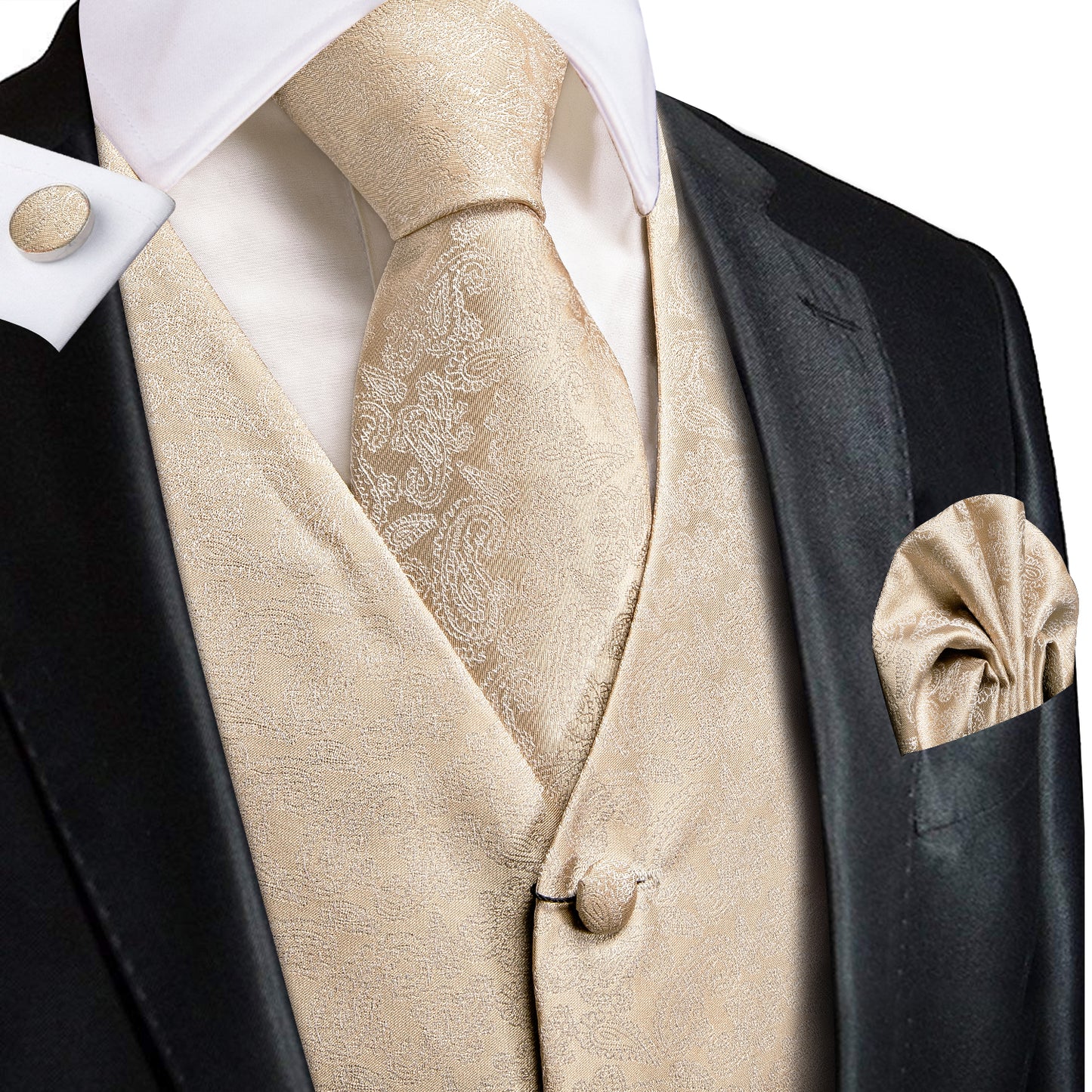 Designer Floral Waistcoat Silky Novelty Vest Mage Twix
