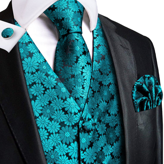 Designer Floral Waistcoat Buy 1 Get 1 Free Random Design in Your Size Silky Novelty Vest Tell Daisy
