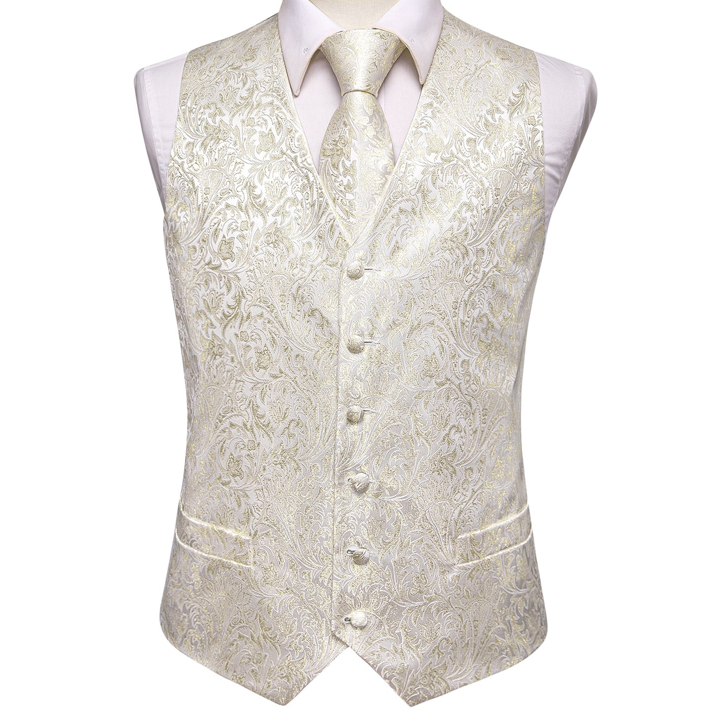 Men's Designer Waistcoat Vintage Vest Silky Set Tuxedo Gilet Ivo Glory