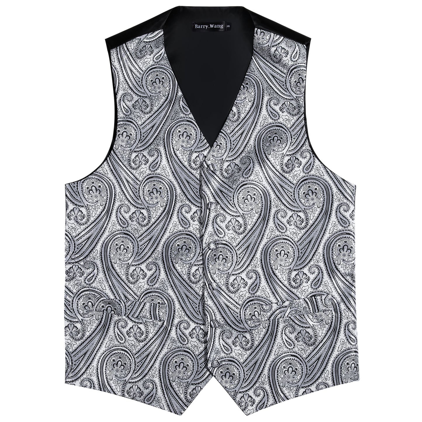 Men's Designer Waistcoat Vintage Vest Silky Set Tuxedo Gilet Funk Gale