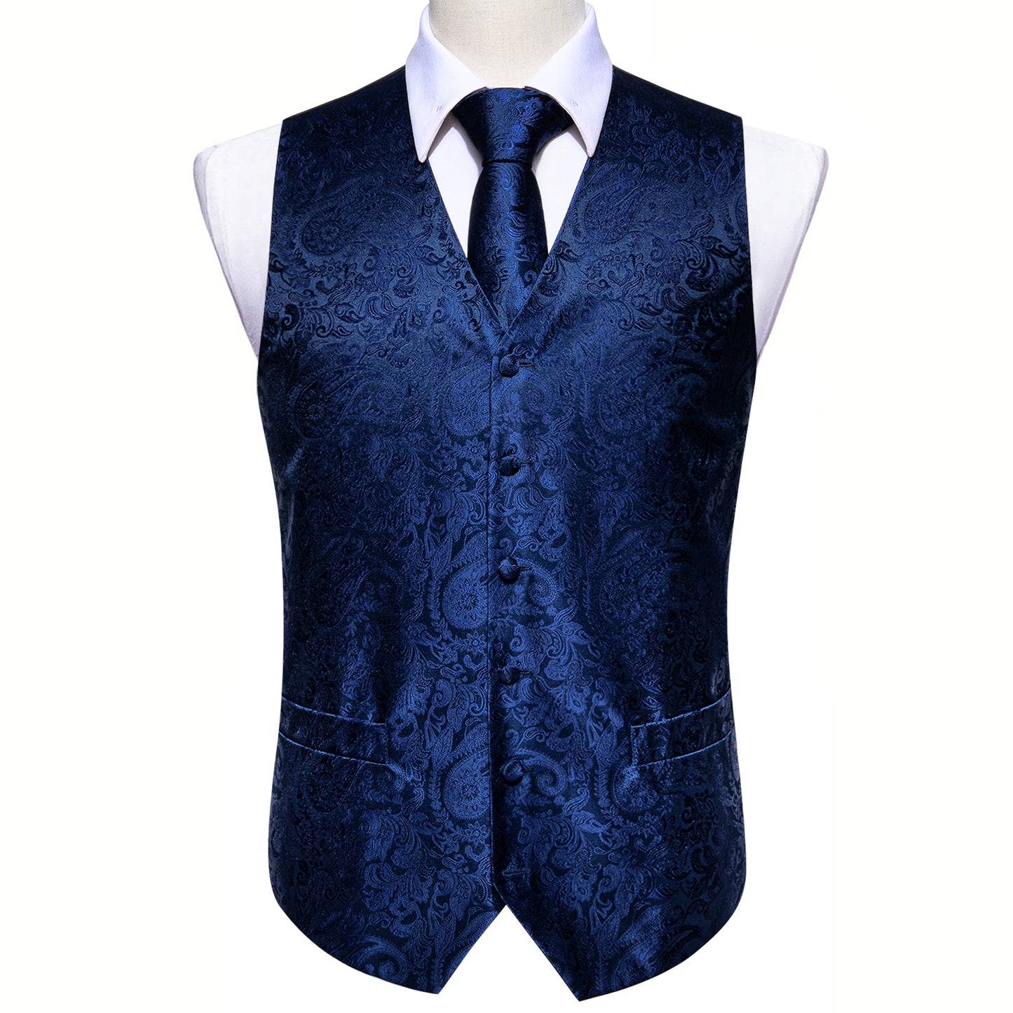 Men's Designer Waistcoat Vintage Vest Silky Set Tuxedo Gilet Royal Knight