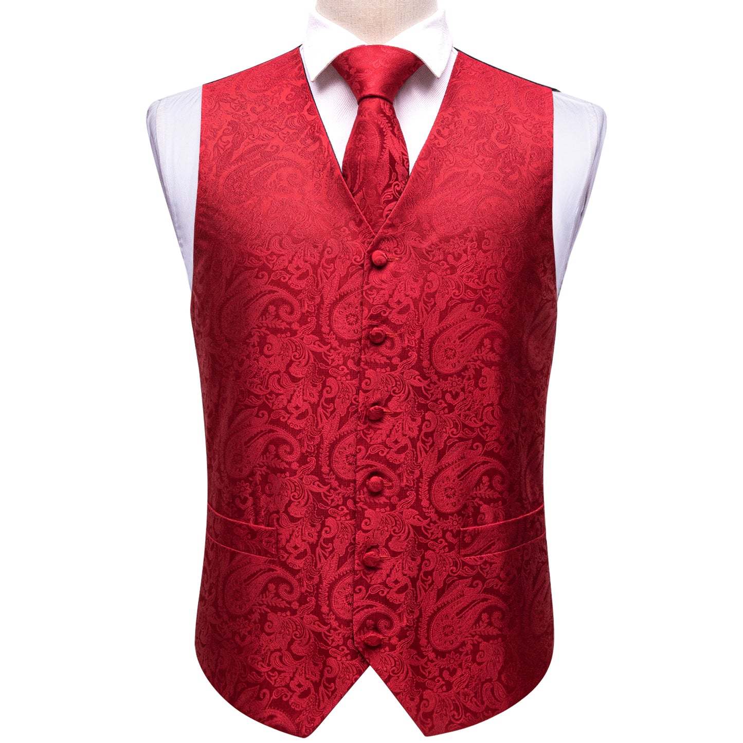 Men's Designer Waistcoat Vintage Vest Silky Set Tuxedo Gilet Lava Leap