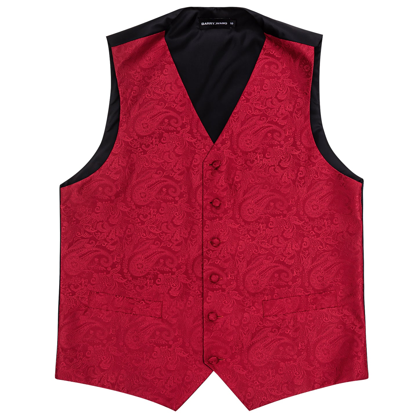 Men's Designer Waistcoat Vintage Vest Silky Set Tuxedo Gilet Lava Leap