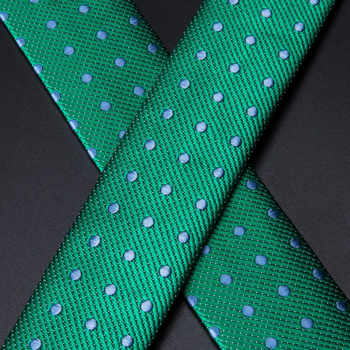 BD3009 Men's Braces Designer Clip Suspender Set [Green Dots]