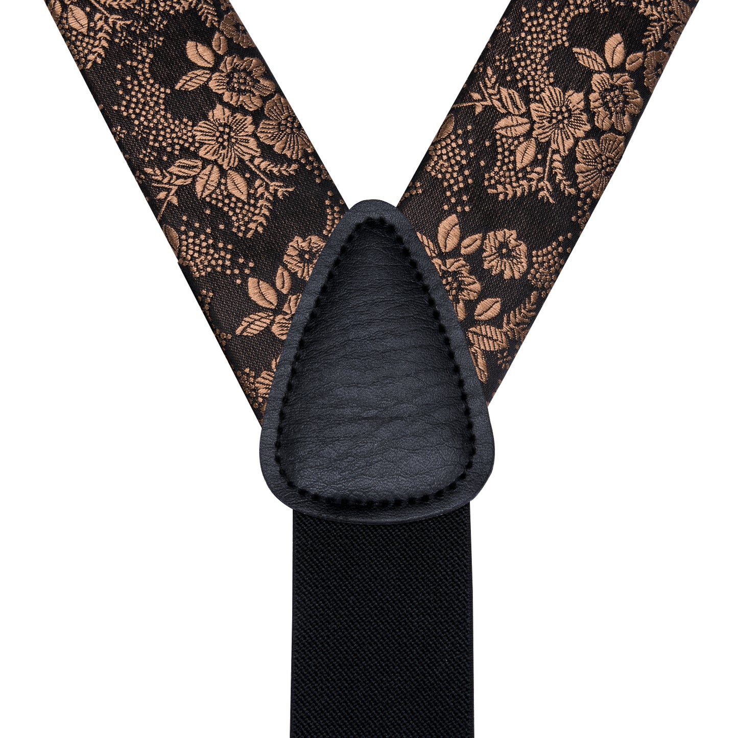 BD3012 Men's Braces Designer Clip Suspender Set [Bronze Damask]