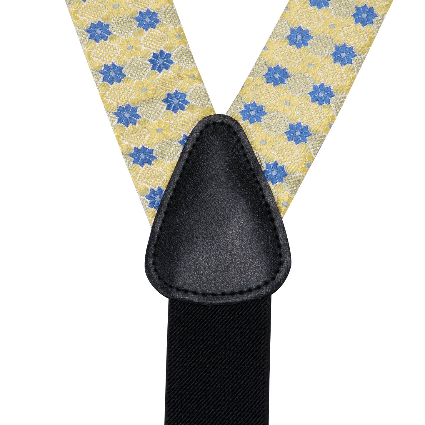 BD3020 Men's Braces Designer Clip Suspender Set [Blue Yolk]