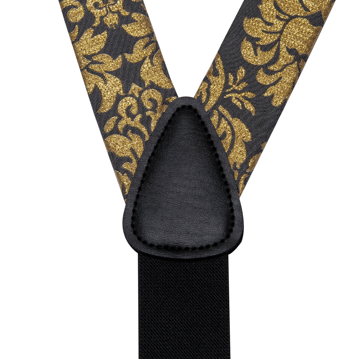 BD3027 Men's Braces Designer Clip Suspender Set [Gold Damask]