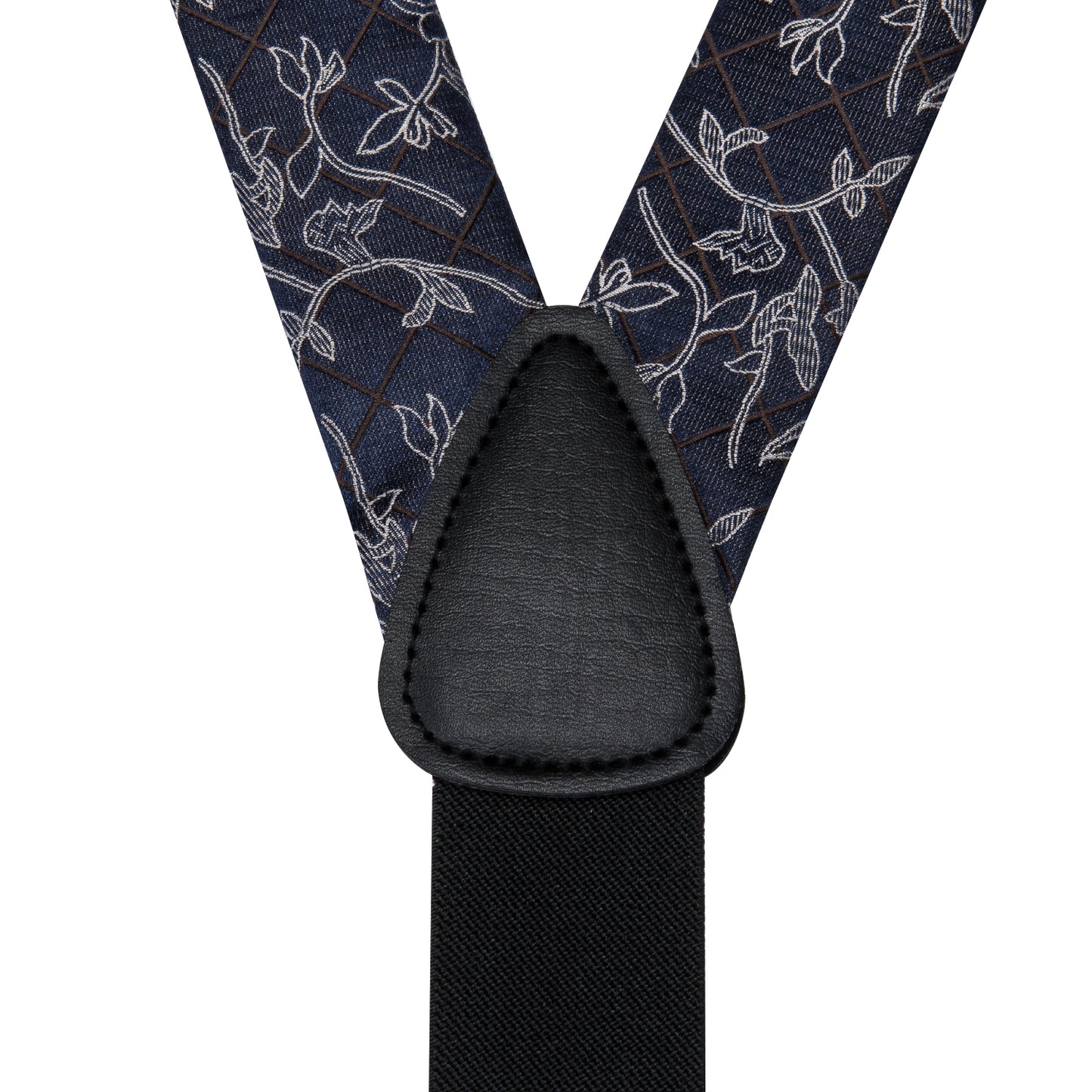 BD3031 Men's Braces Designer Clip Suspender Set [Plant Grid]